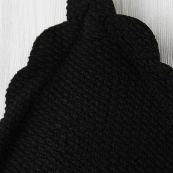 Scalloped Trim Side Tie Bikini Set - Picture 3 of 4